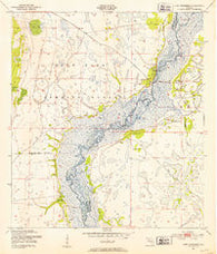 Fort Kissimmee Florida Historical topographic map, 1:24000 scale, 7.5 X 7.5 Minute, Year 1952
