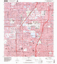 Fort Lauderdale North Florida Historical topographic map, 1:24000 scale, 7.5 X 7.5 Minute, Year 1995