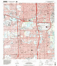 Fort Lauderdale South Florida Historical topographic map, 1:24000 scale, 7.5 X 7.5 Minute, Year 1994