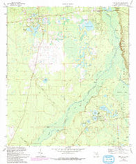 Fort Mc Coy Florida Historical topographic map, 1:24000 scale, 7.5 X 7.5 Minute, Year 1970