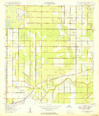 Fort Pierce NW Florida Historical topographic map, 1:24000 scale, 7.5 X 7.5 Minute, Year 1950
