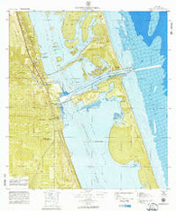 Fort Pierce Florida Historical topographic map, 1:10000 scale, 7.5 X 7.5 Minute, Year 1972