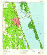 Fort Pierce Florida Historical topographic map, 1:24000 scale, 7.5 X 7.5 Minute, Year 1949