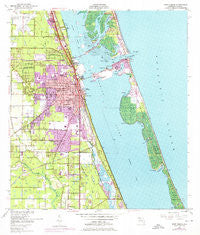 Fort Pierce Florida Historical topographic map, 1:24000 scale, 7.5 X 7.5 Minute, Year 1949