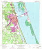 Fort Pierce Florida Historical topographic map, 1:24000 scale, 7.5 X 7.5 Minute, Year 1949