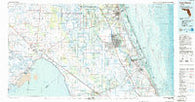 Fort Pierce Florida Historical topographic map, 1:100000 scale, 30 X 60 Minute, Year 1986