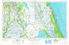 Fort Pierce Florida Historical topographic map, 1:250000 scale, 1 X 2 Degree, Year 1956