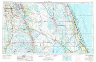 Fort Pierce Florida Historical topographic map, 1:250000 scale, 1 X 2 Degree, Year 1956