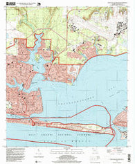 Fort Walton Beach Florida Historical topographic map, 1:24000 scale, 7.5 X 7.5 Minute, Year 1994