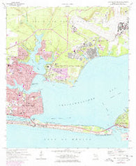 Fort Walton Beach Florida Historical topographic map, 1:24000 scale, 7.5 X 7.5 Minute, Year 1970