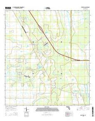 Fort Drum Florida Current topographic map, 1:24000 scale, 7.5 X 7.5 Minute, Year 2015