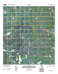 Fort Drum NW Florida Historical topographic map, 1:24000 scale, 7.5 X 7.5 Minute, Year 2012