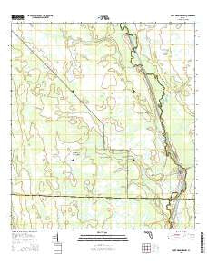 Fort Kissimmee NW Florida Current topographic map, 1:24000 scale, 7.5 X 7.5 Minute, Year 2015