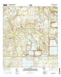Fort Lonesome Florida Current topographic map, 1:24000 scale, 7.5 X 7.5 Minute, Year 2015