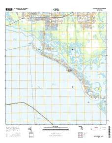 Fort Myers Beach Florida Current topographic map, 1:24000 scale, 7.5 X 7.5 Minute, Year 2015