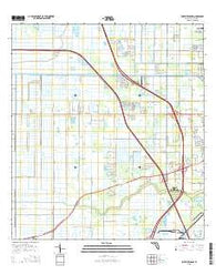 Fort Pierce NW Florida Current topographic map, 1:24000 scale, 7.5 X 7.5 Minute, Year 2015