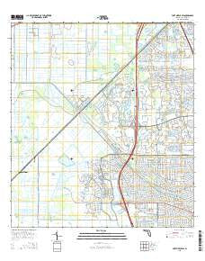 Fort Pierce SW Florida Current topographic map, 1:24000 scale, 7.5 X 7.5 Minute, Year 2015