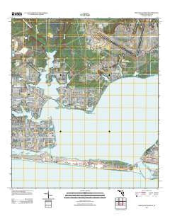 Fort Walton Beach Florida Historical topographic map, 1:24000 scale, 7.5 X 7.5 Minute, Year 2012