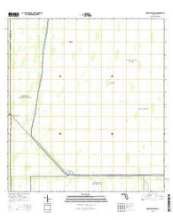 Fortymile Bend Florida Current topographic map, 1:24000 scale, 7.5 X 7.5 Minute, Year 2015