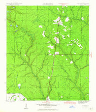 Fountain Florida Historical topographic map, 1:24000 scale, 7.5 X 7.5 Minute, Year 1945