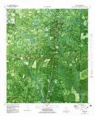 Fountain Florida Historical topographic map, 1:24000 scale, 7.5 X 7.5 Minute, Year 1982