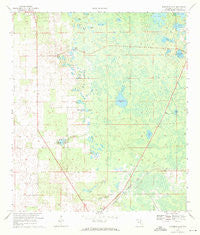 Fourmile Lake Florida Historical topographic map, 1:24000 scale, 7.5 X 7.5 Minute, Year 1968
