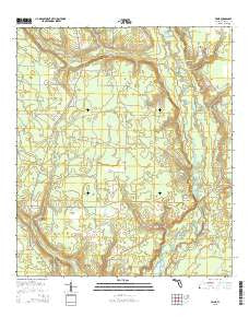 Frink Florida Current topographic map, 1:24000 scale, 7.5 X 7.5 Minute, Year 2015
