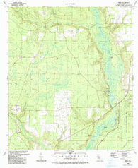 Frink Florida Historical topographic map, 1:24000 scale, 7.5 X 7.5 Minute, Year 1990