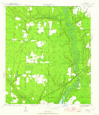 Frink Florida Historical topographic map, 1:24000 scale, 7.5 X 7.5 Minute, Year 1945