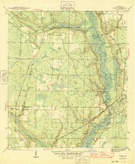 Frink Florida Historical topographic map, 1:31680 scale, 7.5 X 7.5 Minute, Year 1945