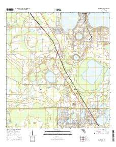 Frostproof Florida Current topographic map, 1:24000 scale, 7.5 X 7.5 Minute, Year 2015