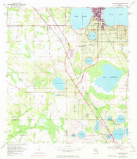 Frostproof Florida Historical topographic map, 1:24000 scale, 7.5 X 7.5 Minute, Year 1953