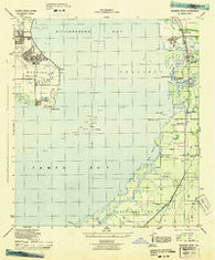Gadsden Point Florida Historical topographic map, 1:31680 scale, 7.5 X 7.5 Minute, Year 1945