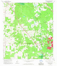 Gainesville West Florida Historical topographic map, 1:24000 scale, 7.5 X 7.5 Minute, Year 1966