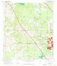 Gainesville West Florida Historical topographic map, 1:24000 scale, 7.5 X 7.5 Minute, Year 1966