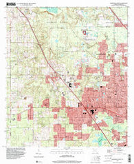 Gainesville West Florida Historical topographic map, 1:24000 scale, 7.5 X 7.5 Minute, Year 1994
