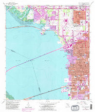 Gandy Bridge Florida Historical topographic map, 1:24000 scale, 7.5 X 7.5 Minute, Year 1956