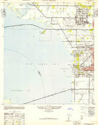 Gandy Bridge Florida Historical topographic map, 1:24000 scale, 7.5 X 7.5 Minute, Year 1947