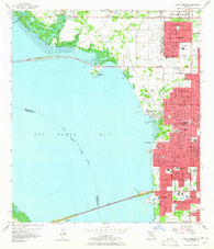 Gandy Bridge Florida Historical topographic map, 1:24000 scale, 7.5 X 7.5 Minute, Year 1956