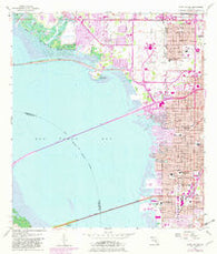 Gandy Bridge Florida Historical topographic map, 1:24000 scale, 7.5 X 7.5 Minute, Year 1956