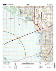 Gandy Bridge Florida Current topographic map, 1:24000 scale, 7.5 X 7.5 Minute, Year 2015