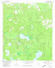 Gap Lake Florida Historical topographic map, 1:24000 scale, 7.5 X 7.5 Minute, Year 1982