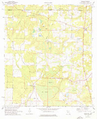 Gaskin Florida Historical topographic map, 1:24000 scale, 7.5 X 7.5 Minute, Year 1973