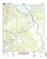 Geneva Florida Current topographic map, 1:24000 scale, 7.5 X 7.5 Minute, Year 2015