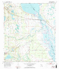 Geneva Florida Historical topographic map, 1:24000 scale, 7.5 X 7.5 Minute, Year 1953