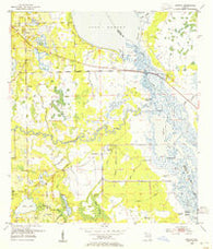 Geneva Florida Historical topographic map, 1:24000 scale, 7.5 X 7.5 Minute, Year 1953