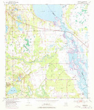 Geneva Florida Historical topographic map, 1:24000 scale, 7.5 X 7.5 Minute, Year 1953