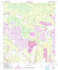 Genoa Florida Historical topographic map, 1:24000 scale, 7.5 X 7.5 Minute, Year 1962