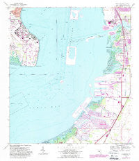 Gibsonton Florida Historical topographic map, 1:24000 scale, 7.5 X 7.5 Minute, Year 1956