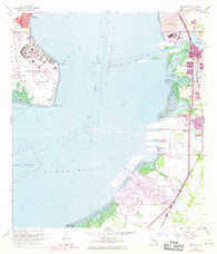 Gibsonton Florida Historical topographic map, 1:24000 scale, 7.5 X 7.5 Minute, Year 1956